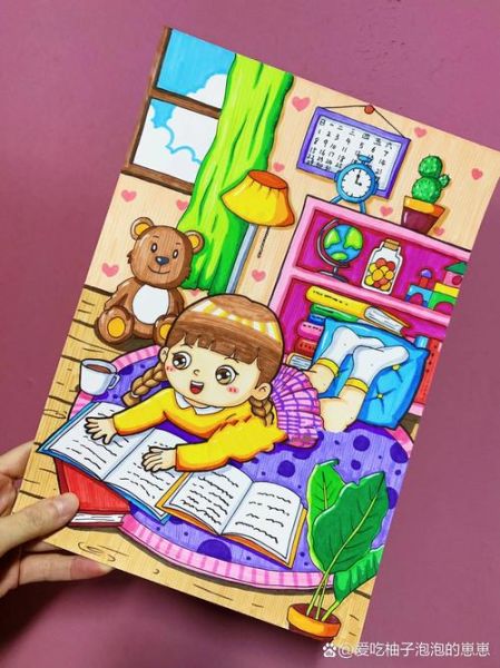 读书绘画百科图片简单又好看_怎么画