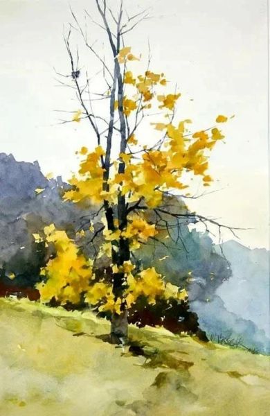 水彩画如何表达情感_水彩情感表现技巧