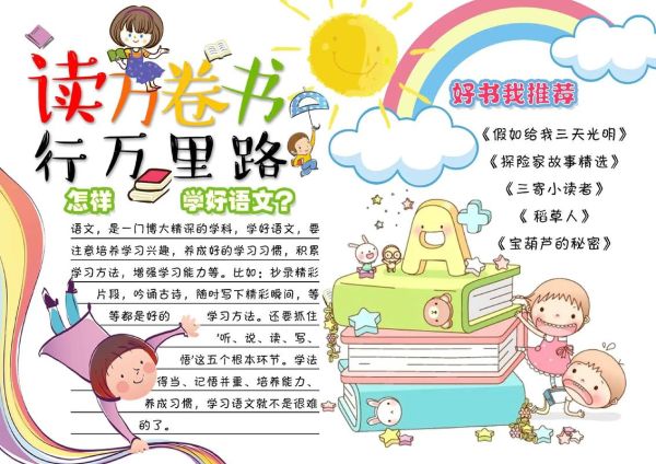 读书手抄报模板怎么做_百科类内容怎么选