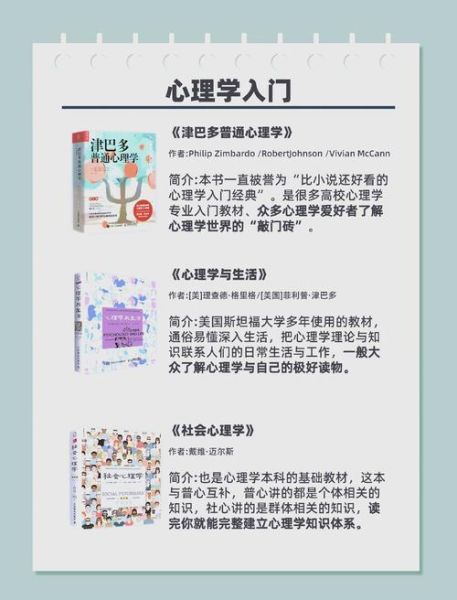 初学心理学看什么书_心理学入门书籍推荐