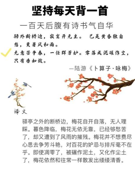 卜算子咏梅表达了什么情感_梅花意象解析