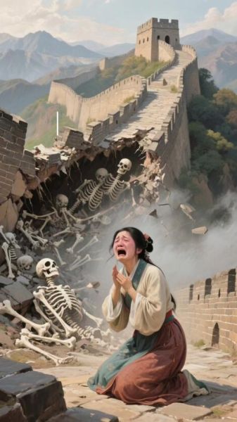 孟姜女哭长城表达了什么情感_民间传说背后的真实情绪