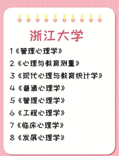 浙大心理学考试题型_如何高效备考