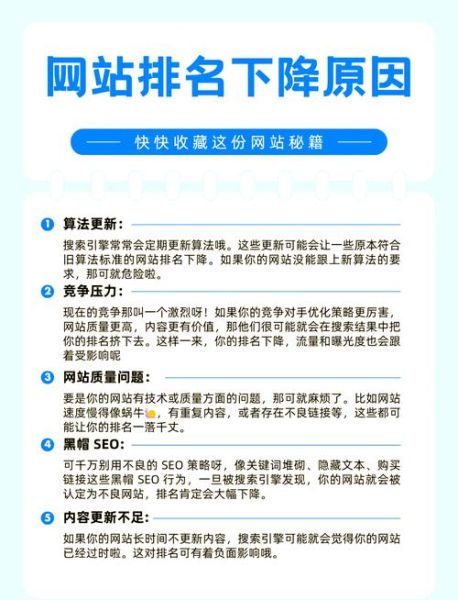 网站排名突然下降怎么办_如何快速恢复权重