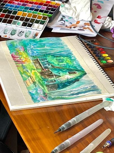 水彩表达情感书_怎么用色彩写日记