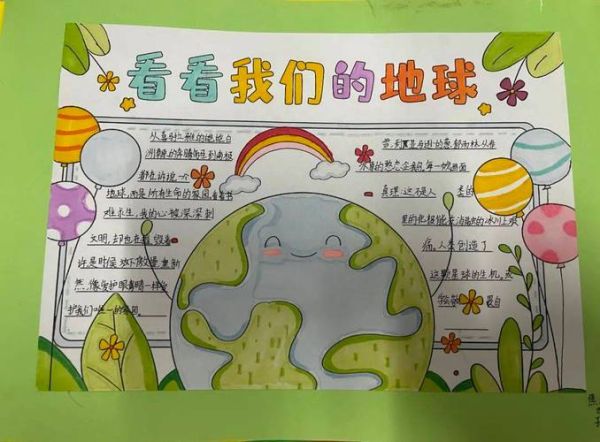 地球大百科读书小报怎么写_地球大百科手抄报内容有哪些