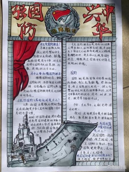 军事百科读书小报怎么做_适合小学生的军事知识手抄报