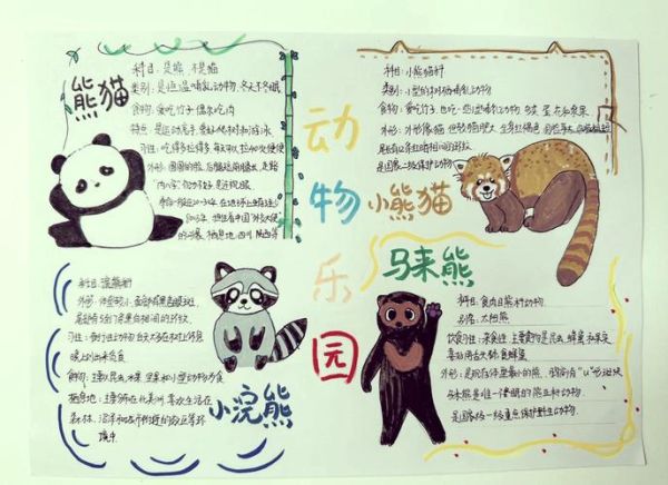 动物大百科读书小报怎么做_小学生手抄报内容写什么