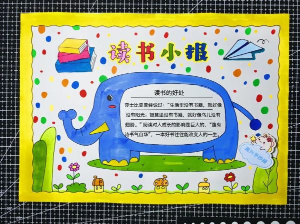 读书百科知识报怎么画_手抄报版面设计技巧