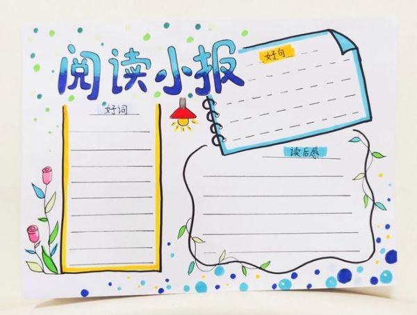 儿童百科全书读书小报怎么做_如何设计版面