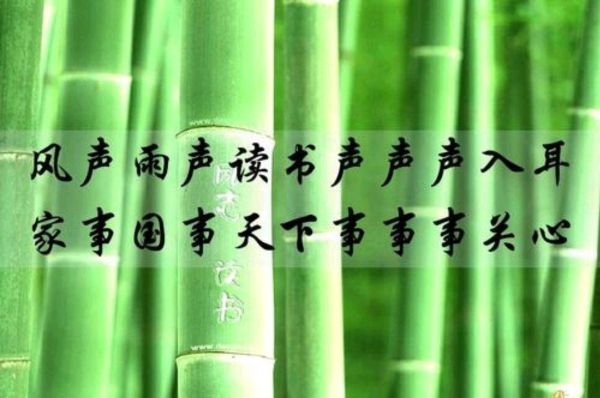 风声雨声读书声_百度百科出处与含义