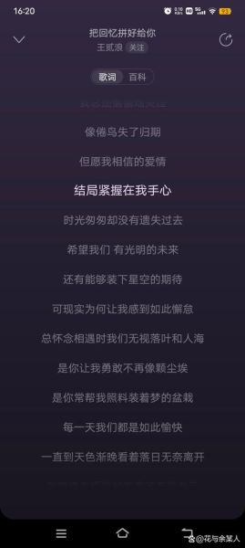 让这首歌表达什么情感_让歌词背后故事