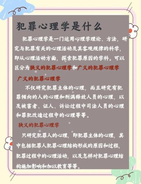 犯罪心理学大学学什么_就业前景如何