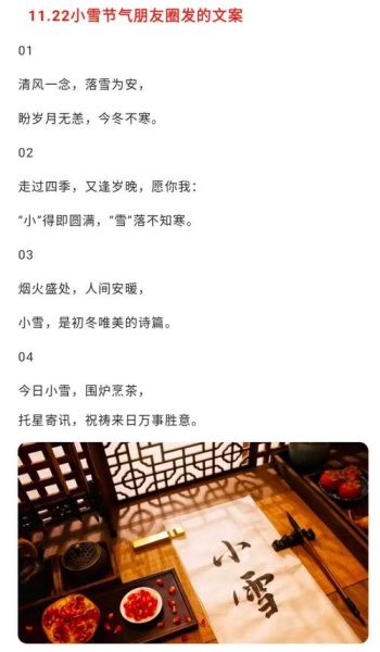 小雪节气如何表达情感_适合发朋友圈的句子
