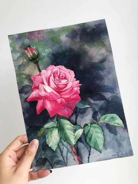 水彩画如何表达情感_水彩作品情感表达技巧