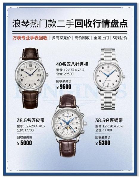 浪琴手表回收价格怎么算_二手浪琴能卖多少钱
