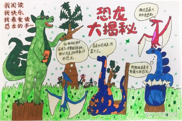 恐龙大百科读书卡怎么做_恐龙手抄报内容写什么