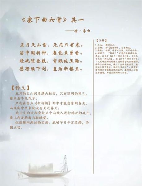 塞下曲表达了什么情感_如何体会边塞诗中的悲壮