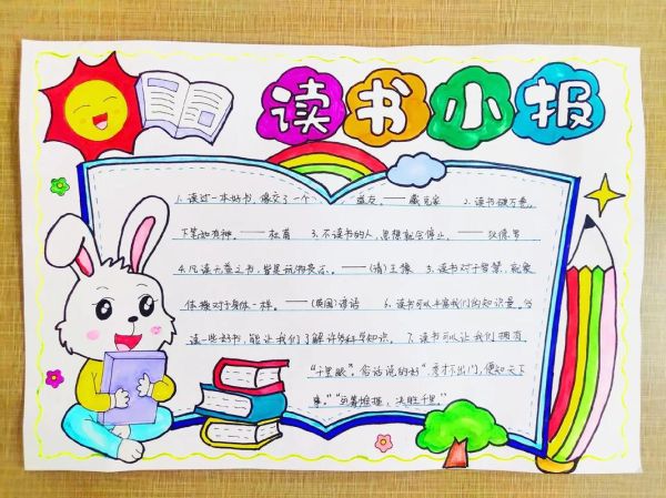 少儿百科读书小报怎么做_如何设计更出彩